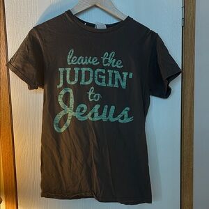 Brown Kids T-Shirt with Graphic Print